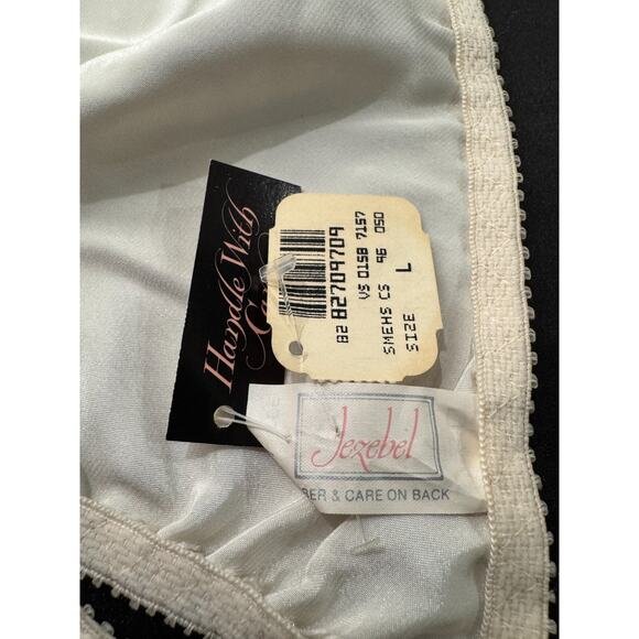 Vtg 90s Victoria's Secret Second Skin Panties L Satin NWT Sheer Front Jezebel - Picture 5 of 7